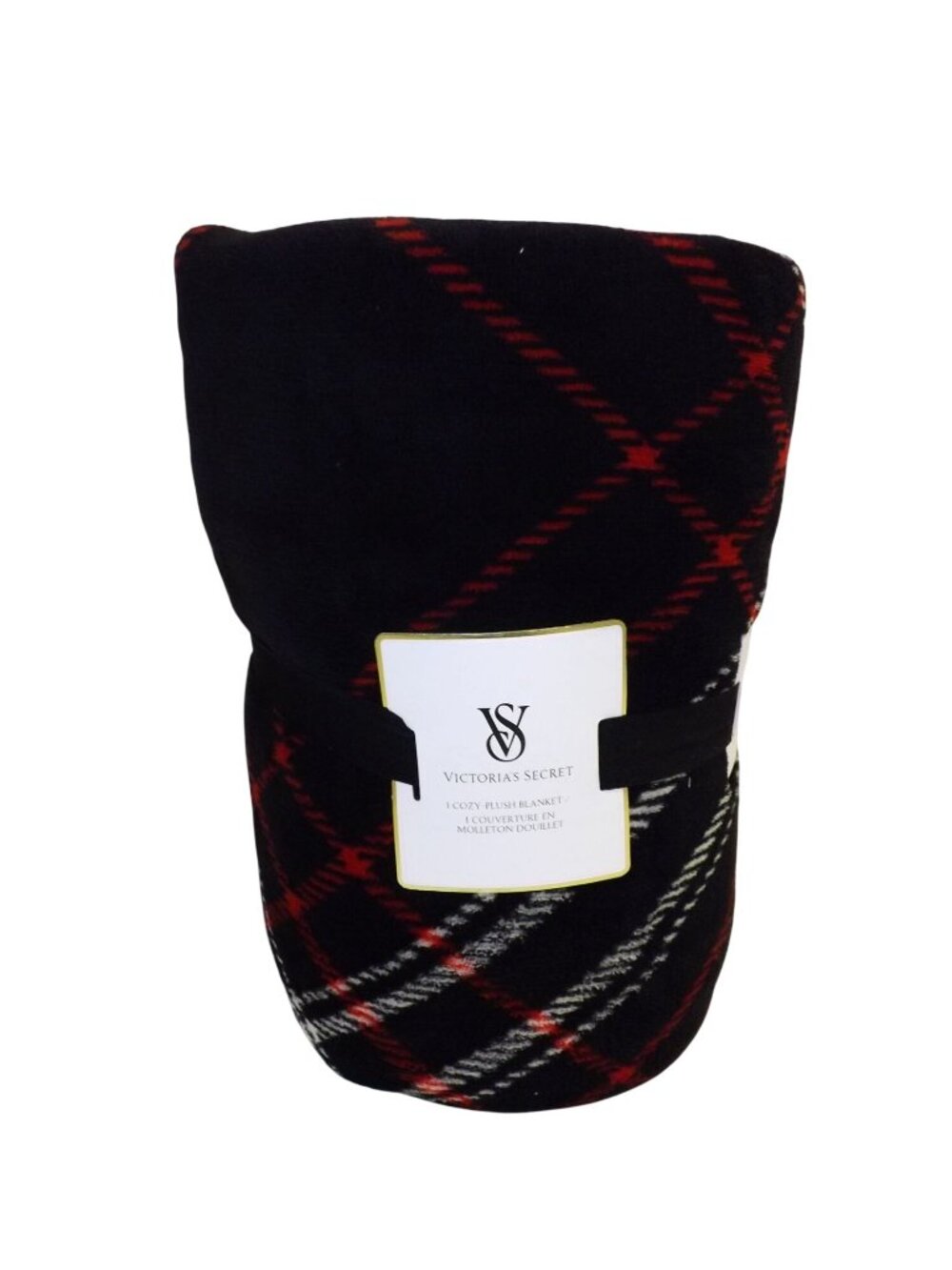 New Victorias Secret Plush Sherpa Cozy Fleece Blanket Throw Stadium Blanket